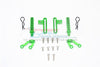 Axial SCX10 II UMG10 (AXI90075) Aluminum Front Body Post & Stabilizer - 18Pc Set Green