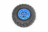 Axial SCX10 II UMG10 (AXI90075) Aluminum Front Or Rear 5 Lug Rim - 1Pr Set Gray Silver