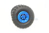 Axial SCX10 II UMG10 (AXI90075) Aluminum Front Or Rear 5 Lug Rim - 1Pr Set Gray Silver