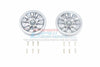 Axial SCX10 II UMG10 (AXI90075) Aluminum Front Or Rear 5 Lug Rim - 1Pr Set Gray Silver