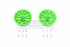 Axial SCX10 II UMG10 (AXI90075) Aluminum Front Or Rear 5 Lug Rim - 1Pr Set Green