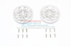 Axial SCX10 II UMG10 (AXI90075) Aluminum Front Or Rear 5 Lug Rim - 1Pr Set Silver