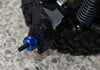 Axial SCX10 III Jeep Wrangler / Capra 1.9 UTB Aluminum Wheel Hex Adapters +3mm - 4Pc Set Black