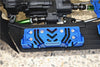 Axial SCX10 III Jeep JL Wrangler (AXI03007) Aluminium Middle Battery Holder -  9Pc Set Blue