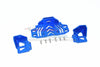 Axial SCX10 III Jeep JL Wrangler (AXI03007) Aluminium Rear Battery Holder -  9Pc Set Blue