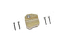Axial 1:10 SCX10 III Jeep Wrangler AXI03007 / Jeep Gladiator AXI03006 Brass Front Or Rear Gearbox Cover - 1Pc Set 