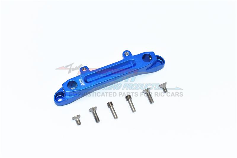 Axial SCX10 III Jeep JL Wrangler (AXI03007) Aluminum Front Chassis Brace - 1Pc Set Blue