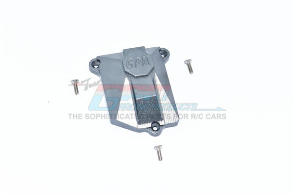 Axial SCX10 III Jeep JL Wrangler (AXI03007) Aluminium Receiver Cover - 1Pc Set Gray Silver