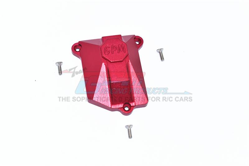 Axial SCX10 III Jeep JL Wrangler (AXI03007) Aluminium Receiver Cover - 1Pc Set Red