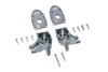 Axial SCX10 III AXI03007 / Capra 1.9 UTB AXI03004 Aluminum Front Knuckle Arms - 4Pc Set Gray Silver