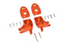 Axial SCX10 III AXI03007 / Capra 1.9 UTB AXI03004 Aluminum Front Knuckle Arms - 4Pc Set Orange