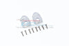 Axial SCX10 III Jeep Wrangler / Capra 1.9 Unlimited Trail Buggy Aluminum Outer Portal Drive Housing (Front Or Rear) - 2Pc Set Silver