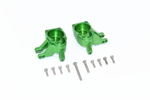 Axial SCX10 III Jeep Wrangler / Capra 1.9 Unlimited Trail Buggy Aluminum Inner Part of Front Knuckle Arms - 2Pc Set Green