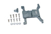 Aluminum Servo Mount For Axial 1:10 SCX10 III Jeep Wrangler AXI03007 / Jeep Gladiator AXI03006 - 15Pc Set Gray Silver