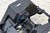 Axial SCX10 III Jeep JL Wrangler (AXI03007) Aluminum Adjustable Rear Damper Mount - 2Pc Set Blue