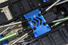 Axial 1:10 SCX10 III Wrangler AXI03007 / Gladiator AXI03006 Aluminum Center Gear Box Case - 1Pc Set Blue