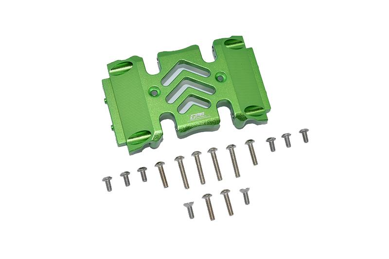 Axial 1:10 SCX10 III Wrangler AXI03007 / Gladiator AXI03006 Aluminum Center Gear Box Case - 1Pc Set Green