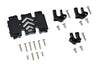Axial 1:10 SCX10 III Wrangler AXI03007 / Gladiator AXI03006 Aluminum Center Gear Box Case And Mount - 23Pc Set Black