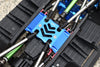 Axial 1:10 SCX10 III Wrangler AXI03007 / Gladiator AXI03006 Aluminum Center Gear Box Case Mount - 12Pc Set Blue