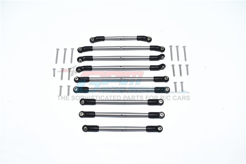 Axial SCX10 III Jeep JL Wrangler (AXI03007) Stainless Steel Adjustable Tie Rods - 25Pc Set