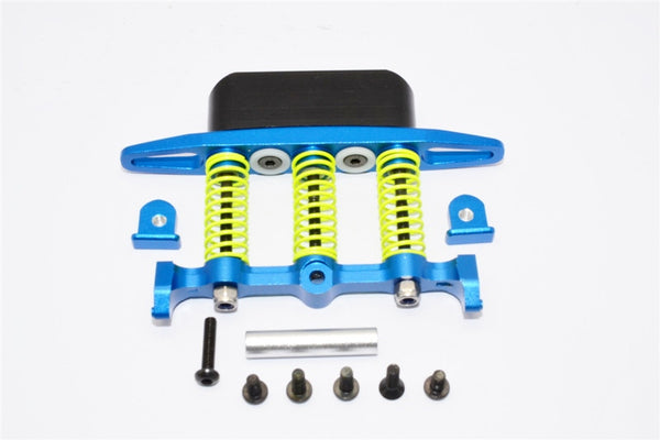 Axial SCX10 Aluminum Front Bumper Absorber - 1 Set Blue