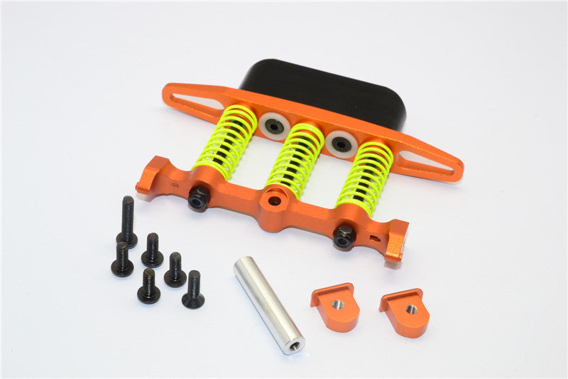 Axial SCX10 Aluminum Front Bumper Absorber - 1 Set Orange