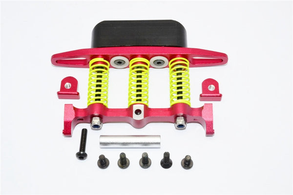 Axial SCX10 Aluminum Front Bumper Absorber - 1 Set Red