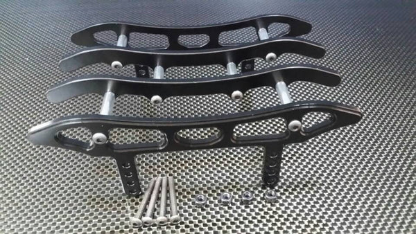 Axial SCX10 Aluminum Chassis Sled Guard - 1Set Black