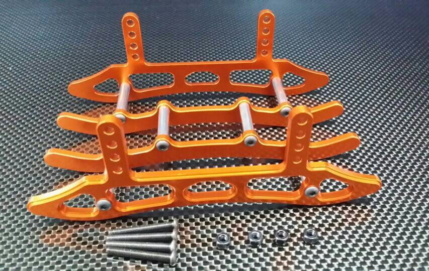 Axial SCX10 Aluminum Chassis Sled Guard - 1Set Orange