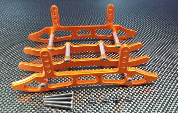 Axial SCX10 Aluminum Chassis Sled Guard - 1Set Orange