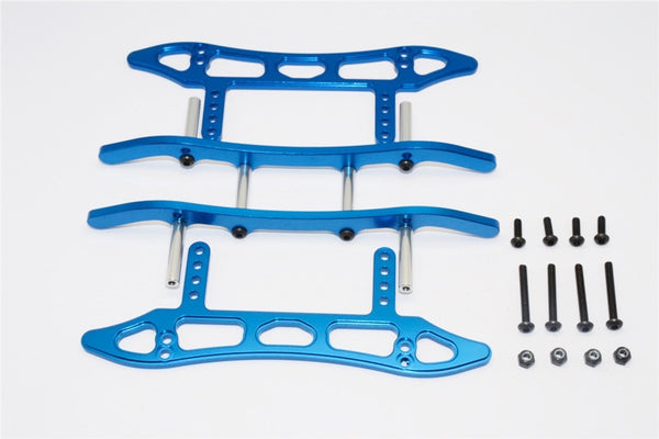 Axial SCX10 Aluminum Chassis Sled Guard (New) - 1Set Blue