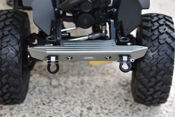 Axial SCX10 III Upgrade Parts - Aluminum Front Bumper & D-Ring Set (5-Piece, Black)