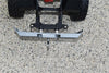 Axial SCX10 III AXI03007 AXI03006 Aluminium Rear Bumper + D-Rings + Tow Hook - 5Pc Set Silver