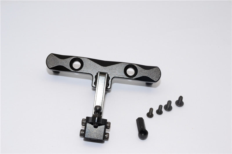 Axial SCX10 Aluminum Adjustable Tow Hitch - 1 Set Black