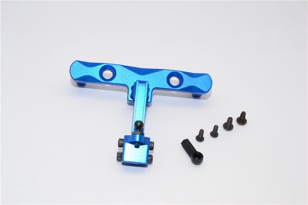 Axial SCX10 Aluminum Adjustable Tow Hitch - 1 Set Blue