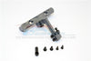 Axial SCX10 Aluminum Adjustable Tow Hitch - 1 Set Gray Silver
