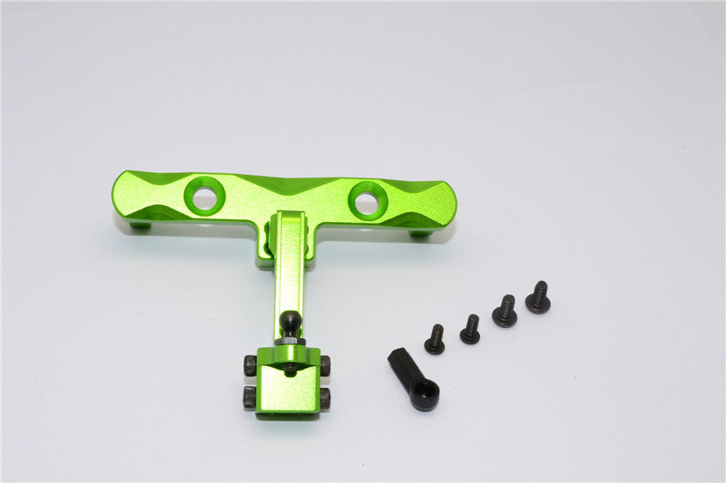 Axial SCX10 Aluminum Adjustable Tow Hitch - 1 Set Green
