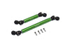 Axial 1/10 SCX10 III JT Gladiator (AXI03006) Steel + Aluminium Front + Rear CVD Drive Shaft - 2Pc Set Green