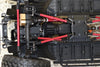 Axial 1/10 SCX10 III JT Gladiator (AXI03006) Aluminum Adjustable Tie Rods - 9Pc Set Red