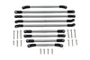 Axial 1/10 SCX10 III JT Gladiator (AXI03006) Stainless Steel Adjustable Tie Rod Turnbuckle Set - 9Pc Set