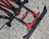 Axial 1/10 SCX10 III JT Gladiator (AXI03006) Aluminium Rear Bumper Mount - 1Pc Set Red