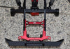 Axial 1/10 SCX10 III JT Gladiator (AXI03006) Aluminium Rear Bumper Mount - 1Pc Set Red