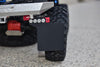 R/C Scale Accessories : Front Mud Flap For Axial 1/10 SCX10 III Jeep Wrangler AXi03007 / Jeep Gladiator AXi03006 -26Pc Set Black