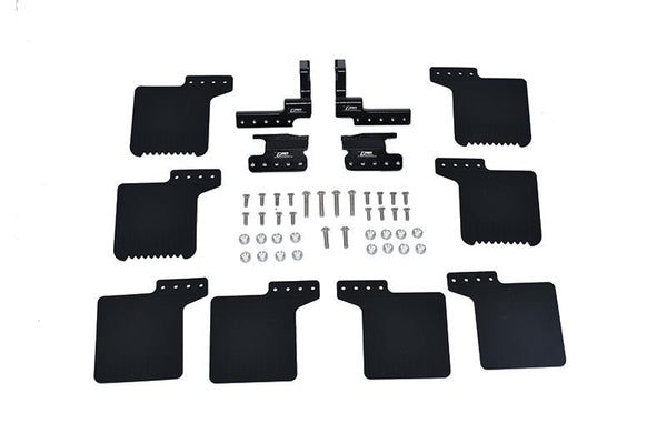 R/C Scale Accessories : Mud Flap For Axial 1/10 SCX10 III Jeep Wrangler AXi03007 / Jeep Gladiator AXi03006 - 50Pc Set Black