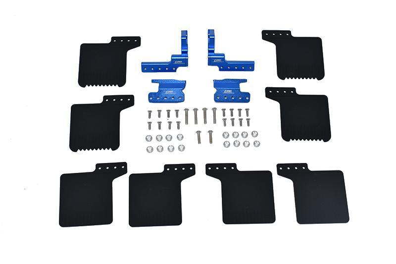 R/C Scale Accessories : Mud Flap For Axial 1/10 SCX10 III Jeep Wrangler AXi03007 / Jeep Gladiator AXi03006 - 50Pc Set Blue