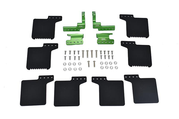R/C Scale Accessories : Mud Flap For Axial 1/10 SCX10 III Jeep Wrangler AXi03007 / Jeep Gladiator AXi03006 - 50Pc Set Green