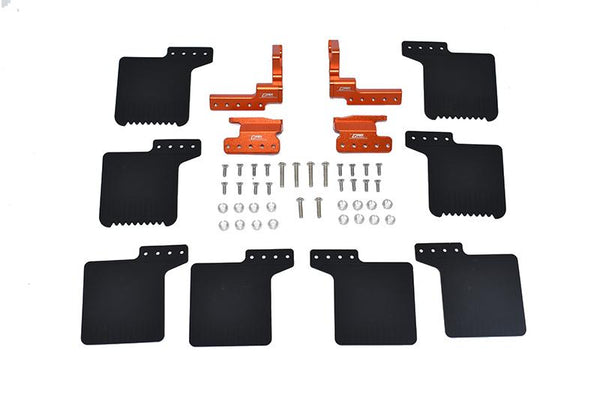 R/C Scale Accessories : Mud Flap For Axial 1/10 SCX10 III Jeep Wrangler AXi03007 / Jeep Gladiator AXi03006 - 50Pc Set Orange