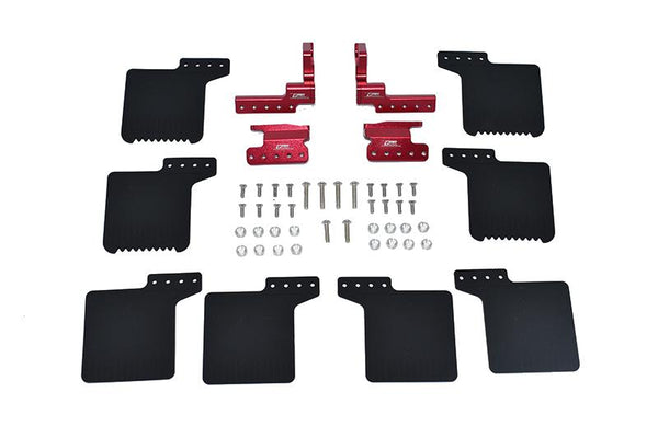 R/C Scale Accessories : Mud Flap For Axial 1/10 SCX10 III Jeep Wrangler AXi03007 / Jeep Gladiator AXi03006 - 50Pc Set Red