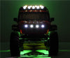 R/C Scale Accessories : RC Car Chassis Lights For Axial SCX10 III Jeep JL Wrangler (AXI03007) - 18Pc  Set Green