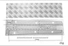 R/C Scale Accessories : Stainless Steel Slip Proof Tread For Axial Scx10 III Jeep Jl Wrangler (AXI03007) - 25Pc Set Original Color